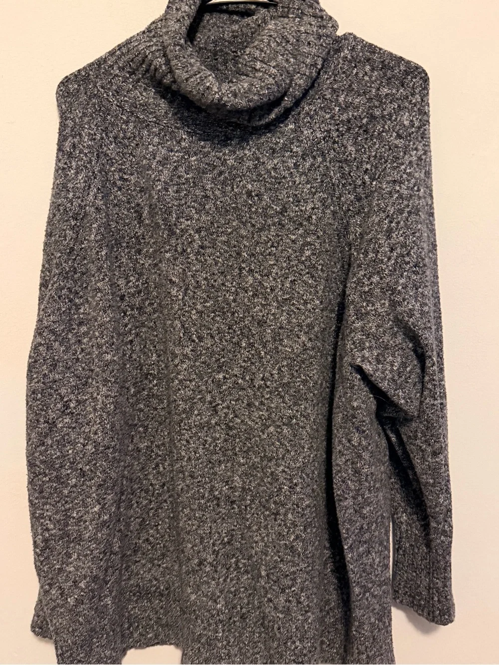 Old Navy Charcoal Gray Cowl Neck Sweater